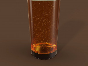 Drink Glass - Beer on Collins Glass Modelo 3D