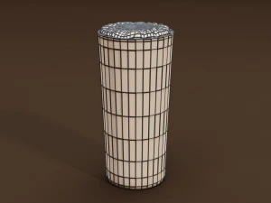 Drink Glass - Beer on Collins Glass 3D Model