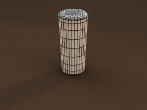 Drink Glass - Beer on Collins Glass 3D Model