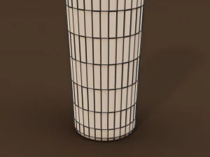 Drink Glass - Beer on Collins Glass 3D Model