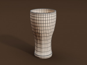Drink Glass - Coke With Ice 3D Модель