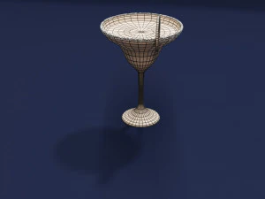 Drink Glass - Margarita Cocktail 3D Model