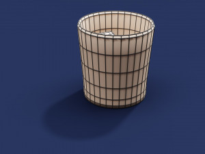 Drink Glass - Whiskey on Old Fashioned Glass Modelo 3D