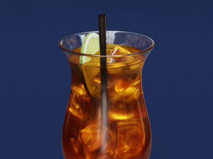 Drink Glass - Tropical Cocktail 3D Модель
