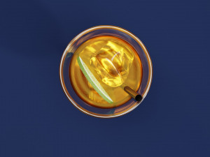 Drink Glass - Tropical Cocktail 3D Модель