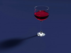 Drink Glass - Red Wine 3D Модель