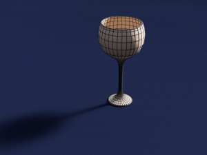 Drink Glass - Red Wine 3D Модель