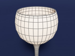 Drink Glass - Red Wine 3D Модель