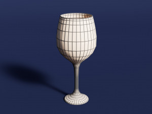 Drink Glass - Shark Wine Glass Modèle 3D