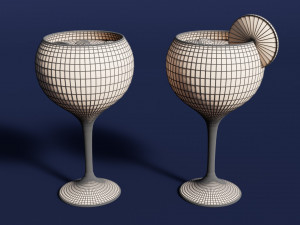 Drink Glass - Tropical Gin and Gin Tonic Modèle 3D