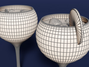 Drink Glass - Tropical Gin and Gin Tonic Modèle 3D
