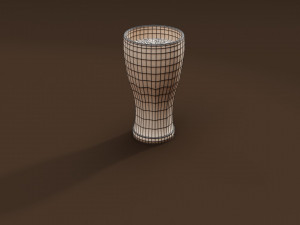 Drink Set - Coke and Whiskey Glass Model 3D