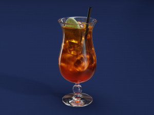 Drink Set - Cocktails Glass 3D 模型