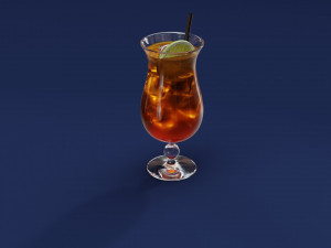 Drink Set - Cocktails Glass 3D 模型