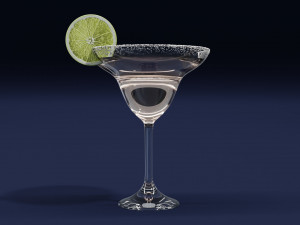 Drink Set - Cocktails Glass 3D 模型