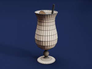 Drink Set - Cocktails Glass 3D 模型