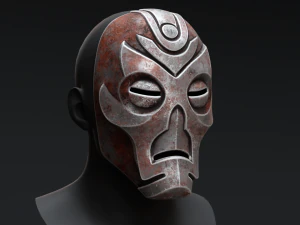 Maschera del Sacerdote Drago di Skyrim - Hevnoraak Modello 3D