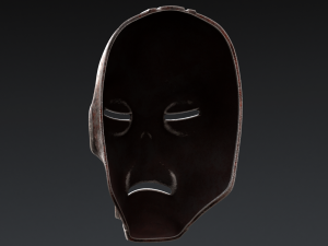 Skyrim Dragon Priest Mask - Hevnoraak Model 3D