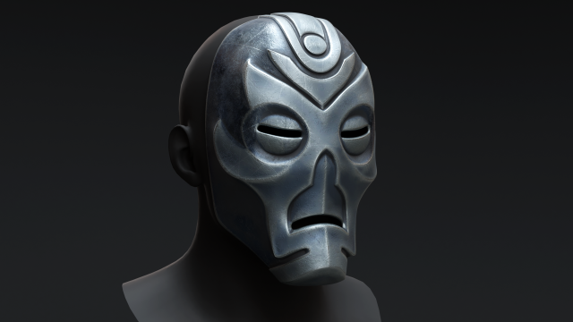 Skyrim Dragon Priest Mask - Morokei 3D Модель .c4d .max .obj .3ds .fbx .stl .blend 