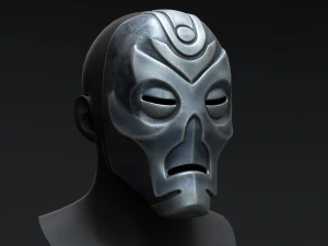 Maschera del Sacerdote Drago di Skyrim - Morokei Modello 3D