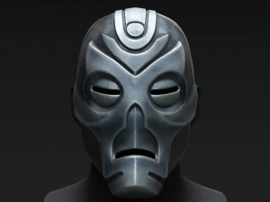 Masque de pr&ecirc;tre dragon de Skyrim - Morokei Modèle 3D