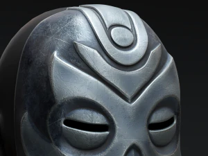 Masque de pr&ecirc;tre dragon de Skyrim - Morokei Modèle 3D