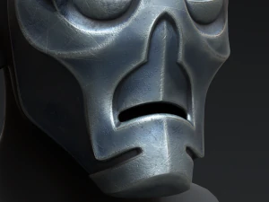 Masque de pr&ecirc;tre dragon de Skyrim - Morokei Modèle 3D