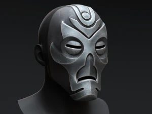 스카이림 드래곤 프리스트 마스크 - 보쿤 3D 모델