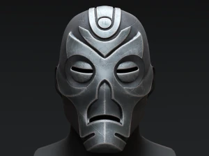Skyrim Dragon Priest Mask - Vokun 3D Model