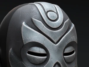 Skyrim Dragon Priest Mask - Vokun 3D Model