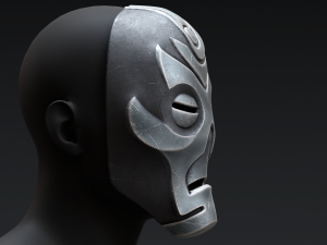 Skyrim Dragon Priest Mask - Vokun 3D Model