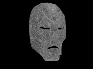 Skyrim Dragon Priest Mask - Vokun 3D Model