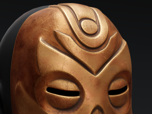 Skyrim Dragon Priest Mask - Volsung 3D Модель