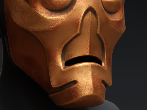 Skyrim Dragon Priest Mask - Volsung 3D Модель
