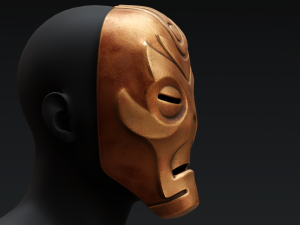 Skyrim Dragon Priest Mask - Volsung 3D Модель