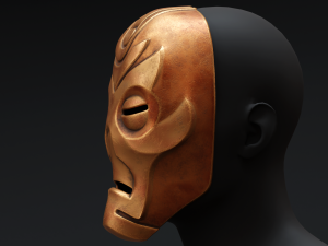 Skyrim Dragon Priest Mask - Volsung 3D Модель