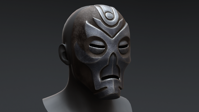 Skyrim Dragon Priest Mask - Nahkriin Modelo 3D .c4d .max .obj .3ds .fbx .stl .blend 