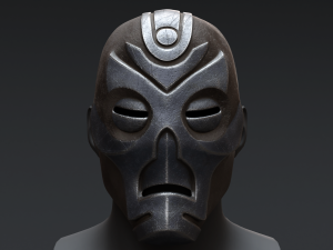 Skyrim Dragon Priest Mask - Nahkriin Modelo 3D