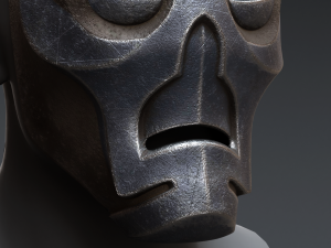 Skyrim Dragon Priest Mask - Nahkriin Modelo 3D
