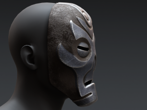 Skyrim Dragon Priest Mask - Nahkriin Modelo 3D