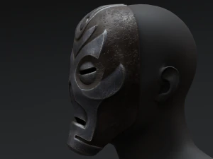 Masque de pr&ecirc;tre dragon de Skyrim - Nahkriin Modèle 3D