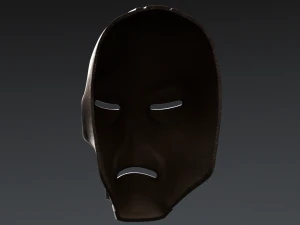 Masque de pr&ecirc;tre dragon de Skyrim - Nahkriin Modèle 3D