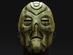 Skyrim Dragon Priest Mask - Otar 3D Model