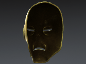 Skyrim Dragon Priest Mask - Otar 3D Model