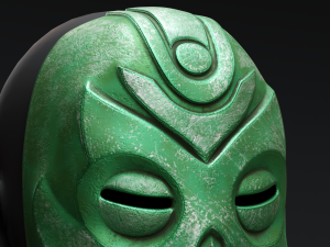 Skyrim Dragon Priest Mask - Rahgot Modèle 3D