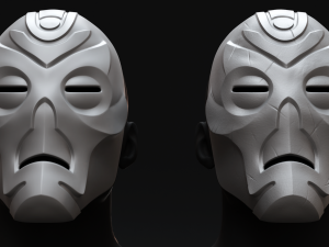 Skyrim Dragon Priest Mask - Printable 3D Print Model