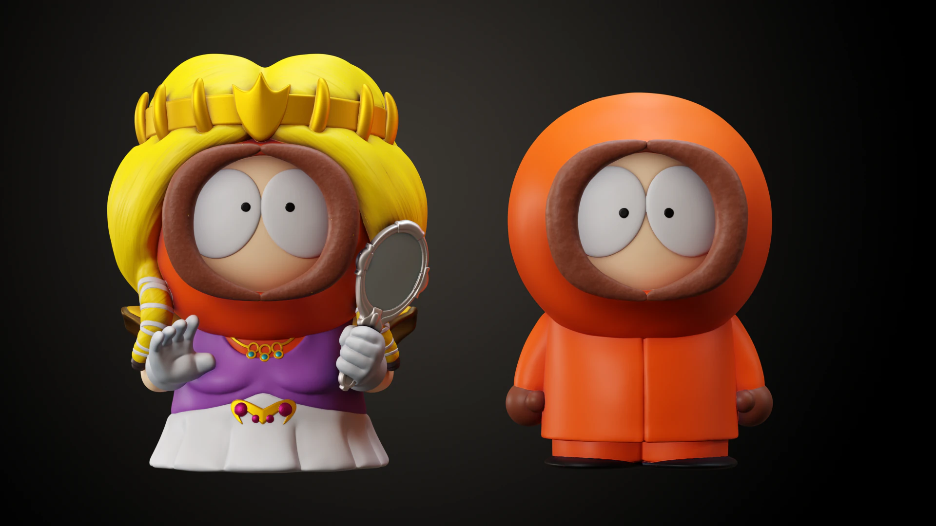 South Park Kenny Models 3D Print Model .c4d .max .obj .3ds .fbx .stl .blend