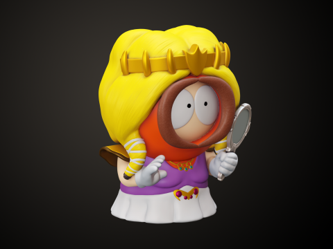 South Park Kenny Models 3D प्रिंट मॉडल