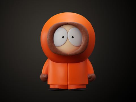 South Park Kenny Models 3D प्रिंट मॉडल