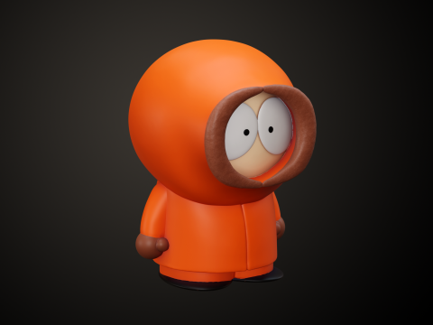 South Park Kenny Models 3D प्रिंट मॉडल